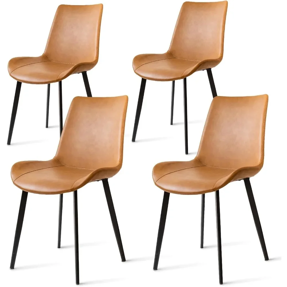 Dining Chairs, Modern PU Leather Dining Room Chair with Sturdy Metal Legs, Upholstered Seat Dinner Chairs Accent Side Chairs
Dining Chairs, Modern PU Leather Dining Room Chair with Sturdy Metal Legs, Upholstered Seat Dinner Chairs Accent Side Chairs