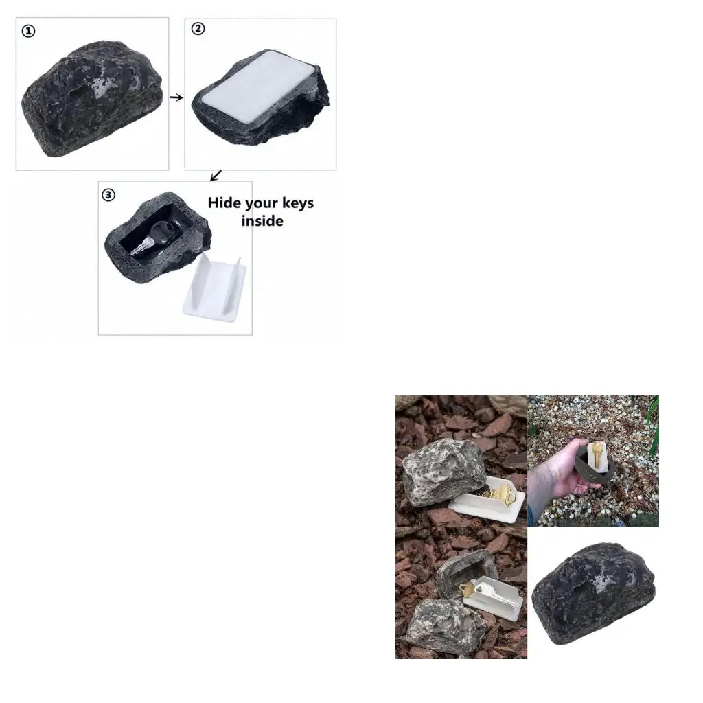 Outdoor Rock Safe Storage Spare Lock Box Stone Hider Decoration Realistic Stone With Secret Compartment
Outdoor Rock Safe Storage Spare Lock Box Stone Hider Decoration Realistic Stone With Secret Compartment