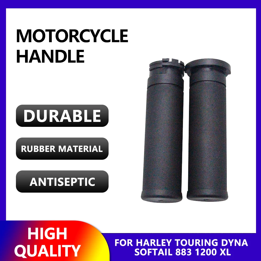 Motorcycle 1" 25mm Black Rubber Handlebar Grips For Harley Touring Dyna Softail Custom Sportster 883 1200 XL
Motorcycle 1" 25mm Black Rubber Handlebar Grips For Harley Touring Dyna Softail Custom Sportster 883 1200 XL