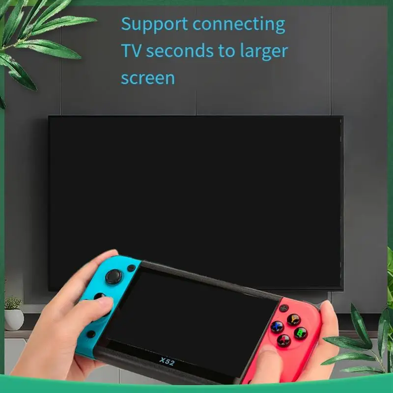 (NEW) X52 Handheld Game Console HD 5.1 Inch Portable Retro Game Console Built-In Retro Classic Games Audio Video Player Easy Ins
(NEW) X52 Handheld Game Console HD 5.1 Inch Portable Retro Game Console Built-In Retro Classic Games Audio Video Player Easy Ins