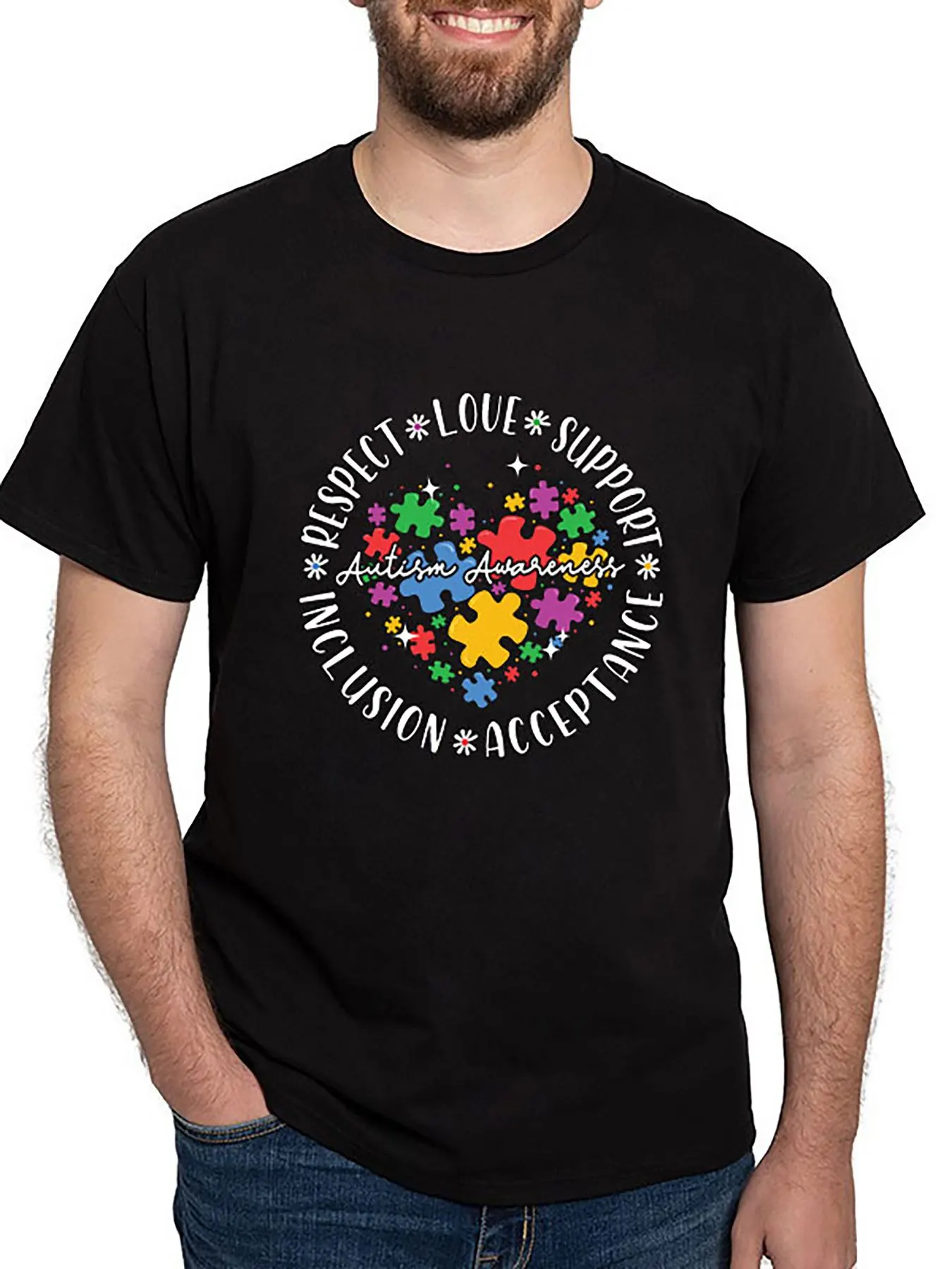 Autism Women Men Respect Love Support Autism 89662 funny Men’s Short Sleeve Graphic T-shirt Collection black
Autism Women Men Respect Love Support Autism 89662 funny Men’s Short Sleeve Graphic T-shirt Collection black