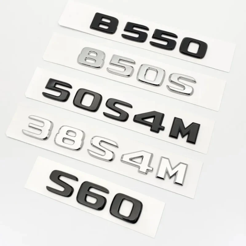 Silver Black 50S4M 38S4M 40S 60S B550 850S B50 ABS Emblem for Mercedes Benz Brabus S W221 W222 W223 Car Trunk Badge Logo Sticker
Silver Black 50S4M 38S4M 40S 60S B550 850S B50 ABS Emblem for Mercedes Benz Brabus S W221 W222 W223 Car Trunk Badge Logo Sticker