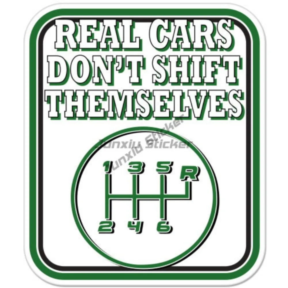 Real Cars Don't Shift Themselves Stick Styling Car Bumper Sticker Suv Bumper Stickers And Decals
Real Cars Don't Shift Themselves Stick Styling Car Bumper Sticker Suv Bumper Stickers And Decals