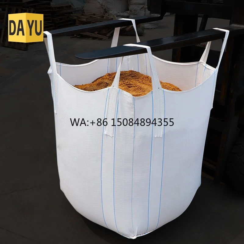 Chinese Supplier FIBC Bag White 1000kg Big Bags for Soybean Grain
Chinese Supplier FIBC Bag White 1000kg Big Bags for Soybean Grain