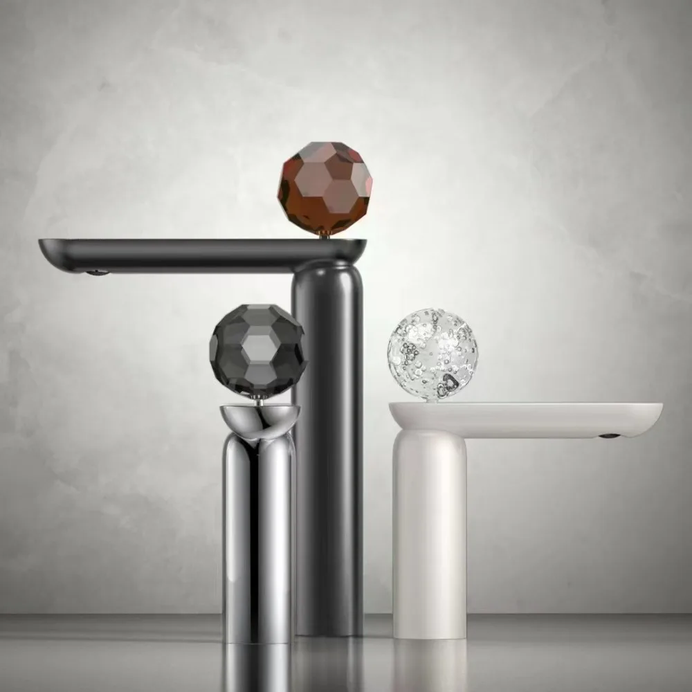 Crystal Head Basin Faucet Washbasin Counter Basin Bathroom Hot and Cold Faucet
Crystal Head Basin Faucet Washbasin Counter Basin Bathroom Hot and Cold Faucet
