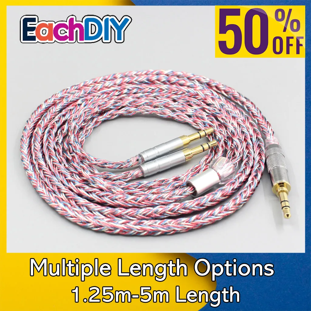16 Core Silver OCC OFC Mixed Braided Cable For Philips Fidelio X3 Onkyo A800 Headphone 3.5mm Pin Headset LN007586
16 Core Silver OCC OFC Mixed Braided Cable For Philips Fidelio X3 Onkyo A800 Headphone 3.5mm Pin Headset LN007586
