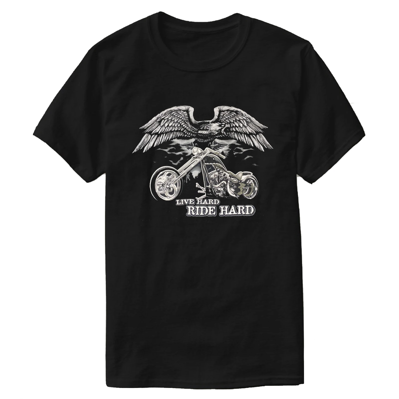 National Heritage Live Hard Ride Hard Eagle Motorcycle T-Shirt 100% Cotton O-Neck Short Sleeve Summer Casual Mens T-shirt
National Heritage Live Hard Ride Hard Eagle Motorcycle T-Shirt 100% Cotton O-Neck Short Sleeve Summer Casual Mens T-shirt