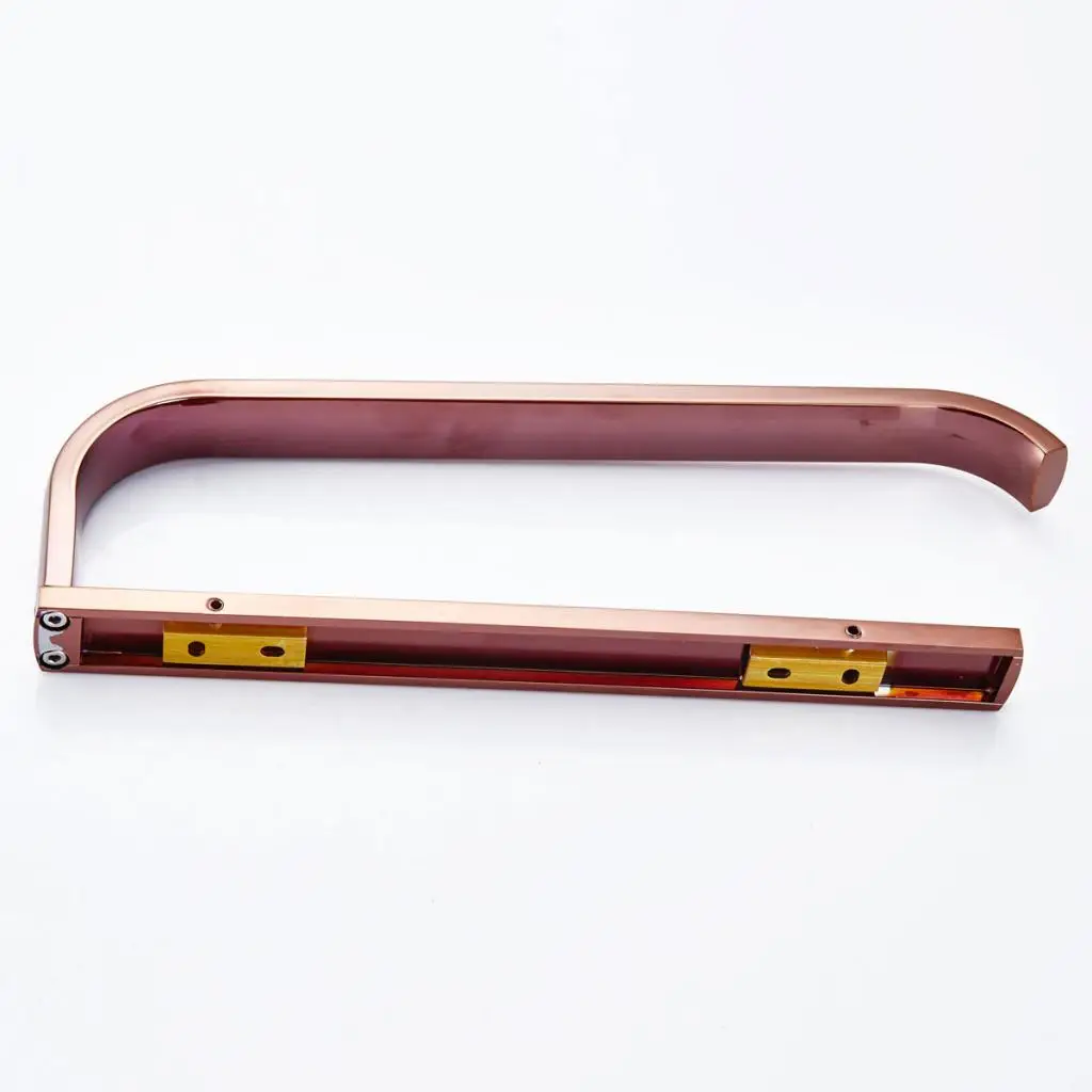 Wall Mounted Brass Towel Bar Rose Gold Bathroom Accessories Organizer Towel Hanger for Small Spaces
Wall Mounted Brass Towel Bar Rose Gold Bathroom Accessories Organizer Towel Hanger for Small Spaces