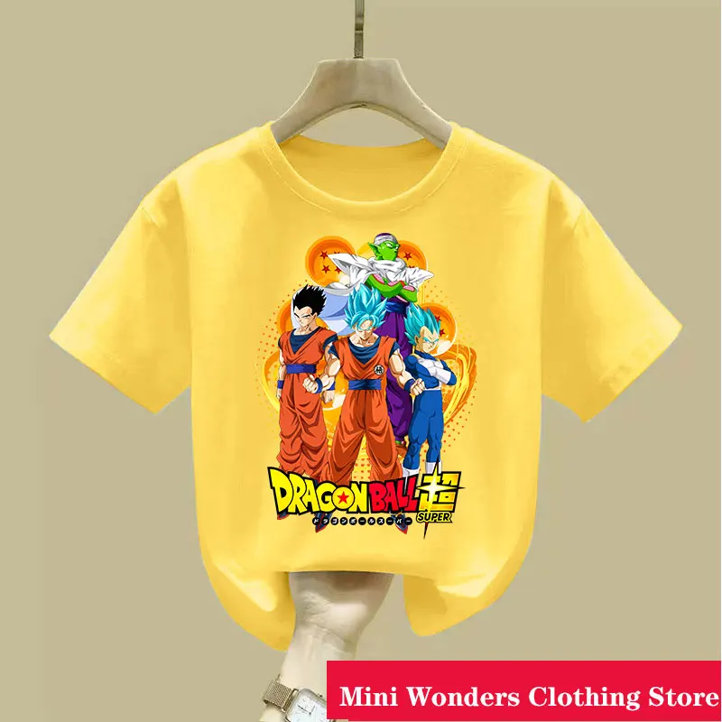 New Dragon Ball Children's T Shirts Printed Goku T-shirt Boys Clothes Streetwear Tops Kids Vegeta Short Sleeve Child Harajuku
New Dragon Ball Children's T Shirts Printed Goku T-shirt Boys Clothes Streetwear Tops Kids Vegeta Short Sleeve Child Harajuku
