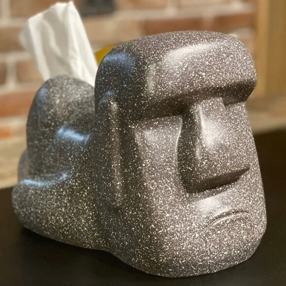 Ornament Moai Design Tissue Cover Napkin Box Case Home Decor Black Organizer Paper Towel Dispenser Holder
Ornament Moai Design Tissue Cover Napkin Box Case Home Decor Black Organizer Paper Towel Dispenser Holder