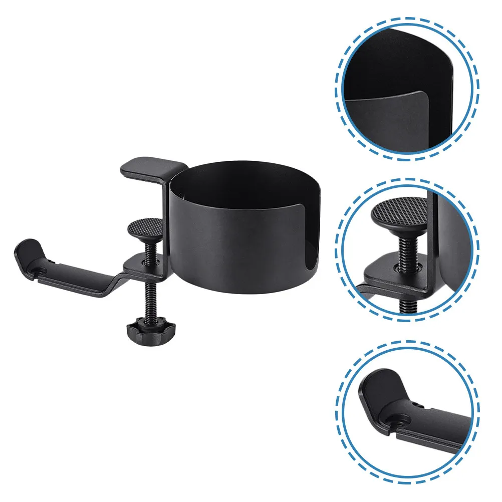 Premium Aluminum Alloy Headphone Stand Hanger with Adjustable Rotatable Clip Desk Cup Holder for Gaming Headset and Beverage
Premium Aluminum Alloy Headphone Stand Hanger with Adjustable Rotatable Clip Desk Cup Holder for Gaming Headset and Beverage