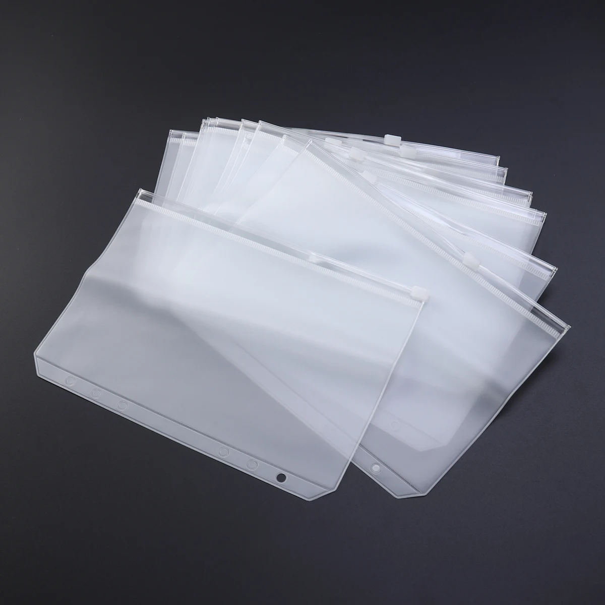10pcs A5 A5 Zipper Paper Storage Bag Bag Lightweight Transparent Storage Organizer Pouch For Documents Cards
10pcs A5 A5 Zipper Paper Storage Bag Bag Lightweight Transparent Storage Organizer Pouch For Documents Cards