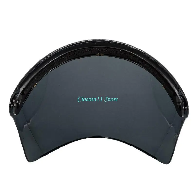 Y1UB 3/4 Open Face Helmet Visor for Sun Shade Protector for 3-snap Retro Motorcycle Helmet Accessories
Y1UB 3/4 Open Face Helmet Visor for Sun Shade Protector for 3-snap Retro Motorcycle Helmet Accessories