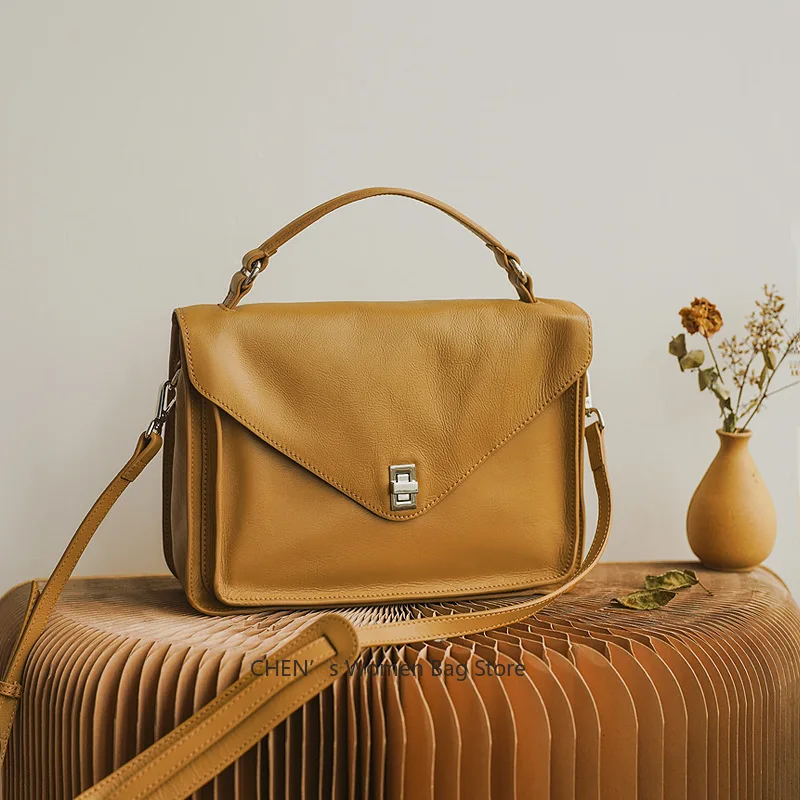 Vintage Women Messenger Bags Genuine Leather Handbags Simple Square Bag Female Shoulder Crossbody Totes
Vintage Women Messenger Bags Genuine Leather Handbags Simple Square Bag Female Shoulder Crossbody Totes