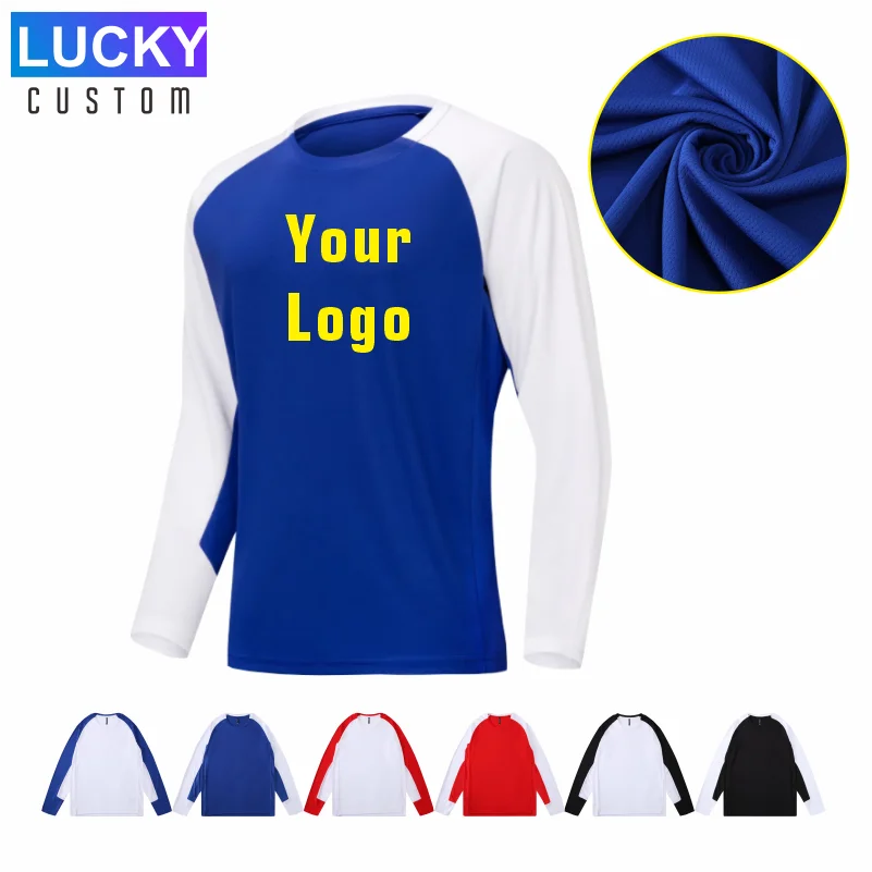 Custom Personalized Logo With Men Soccer Shirt Uniform Long Sleeve Football Training Fitness And Jogging Clothes Quick-Dry
Custom Personalized Logo With Men Soccer Shirt Uniform Long Sleeve Football Training Fitness And Jogging Clothes Quick-Dry