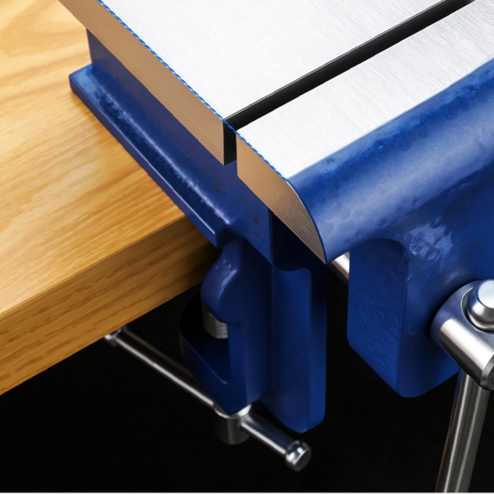 Double-Track Bench Vise Long Handle Cast-Iron Bench Vise
Double-Track Bench Vise Long Handle Cast-Iron Bench Vise