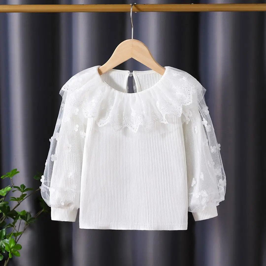 Girl's Pure Cotton Shirt Children's Spring and Autumn Long Sleeved Shirt Baby Girl's White Western-style Top
Girl's Pure Cotton Shirt Children's Spring and Autumn Long Sleeved Shirt Baby Girl's White Western-style Top