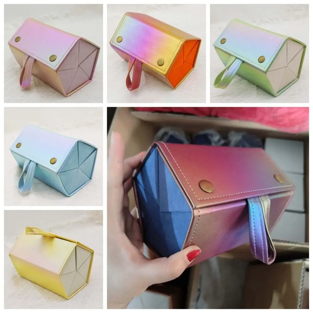 Portable Folding Glasses Organizer Magnetic Button Large Capacity Five Lattice Glasses Storage Box PU Anti-splash Water
Portable Folding Glasses Organizer Magnetic Button Large Capacity Five Lattice Glasses Storage Box PU Anti-splash Water