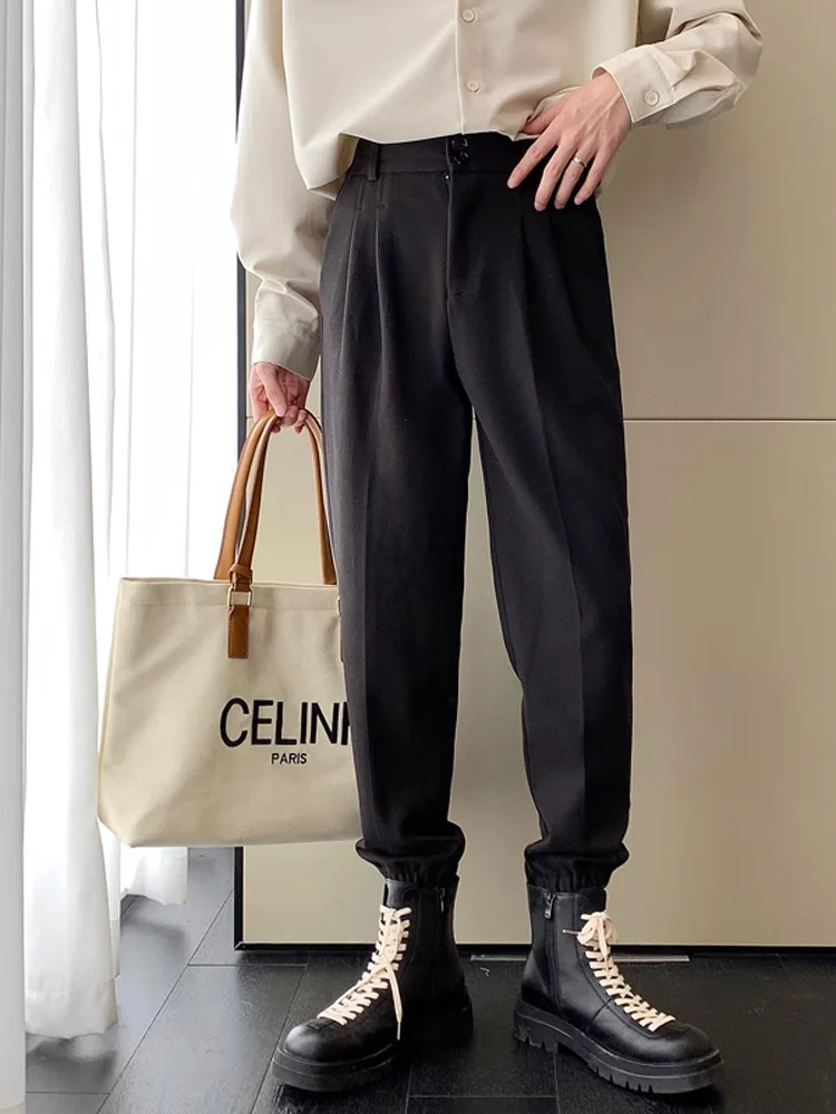 Ele Woolen Men's Casual Pants Autumn Trendy Brand Haome Cuffed Trousers Match Boots Dra Cone aped Long Tr...
Ele Woolen Men's Casual Pants Autumn Trendy Brand Haome Cuffed Trousers Match Boots Dra Cone aped Long Tr...