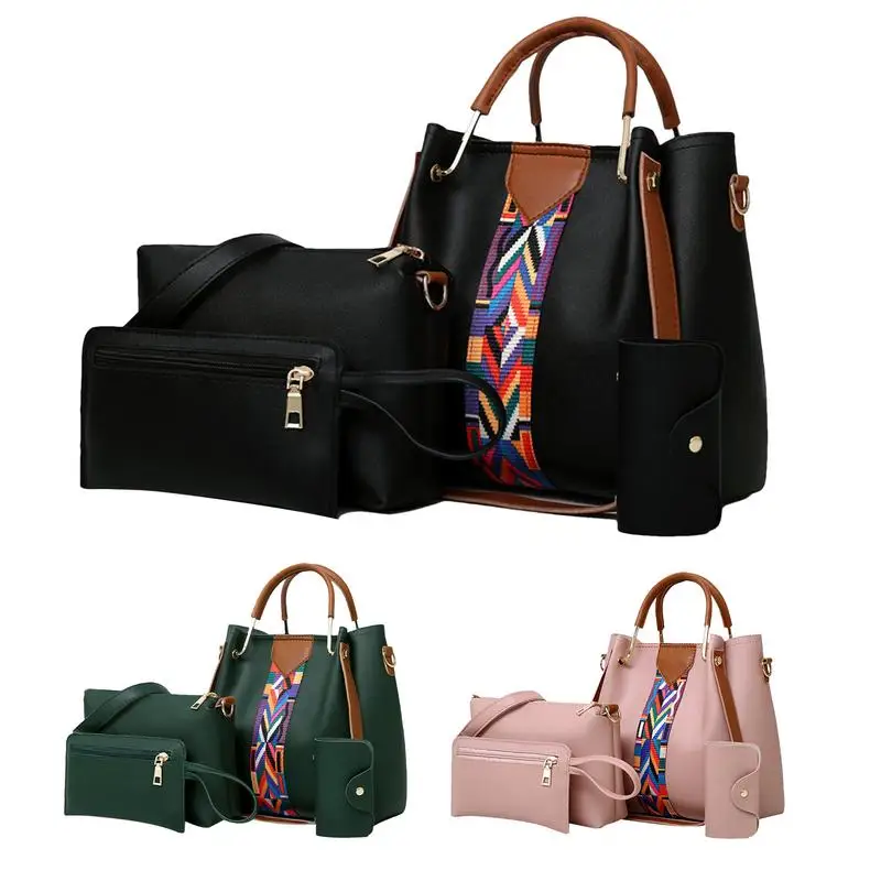 Woman Bag Fashion Four-Piece Shoulder Bag Set Messenger Bag Wallet Handbag Girls Purse
Woman Bag Fashion Four-Piece Shoulder Bag Set Messenger Bag Wallet Handbag Girls Purse