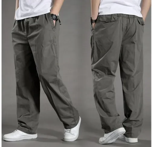 Cargo Pant Men Long Pants High Elastic Waist Simple Splice Straight Trousers Casual Loose Regular Solid Autumn Winter 2024
Cargo Pant Men Long Pants High Elastic Waist Simple Splice Straight Trousers Casual Loose Regular Solid Autumn Winter 2024