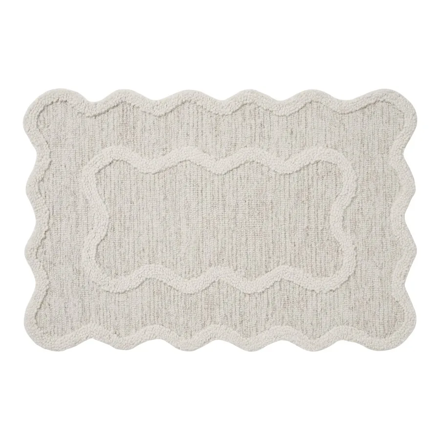 Stella Ivory Scallop Wool Indoor Area Rug 24" x 36"
Stella Ivory Scallop Wool Indoor Area Rug 24" x 36"