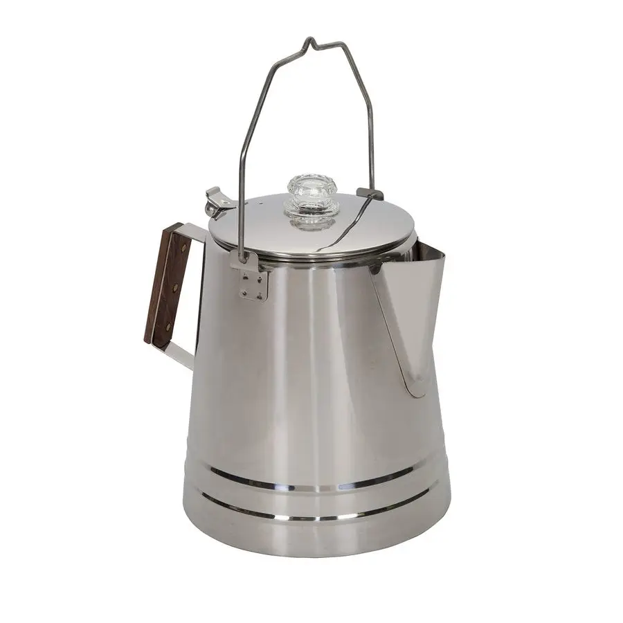Stainless Steel Percolator Coffee Pot 28 Cups 27628, Silver
Stainless Steel Percolator Coffee Pot 28 Cups 27628, Silver