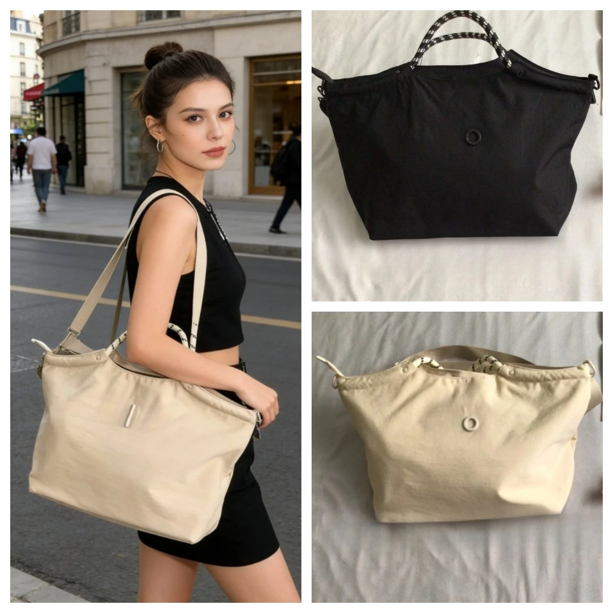 Women's Multifunctional Shoulder Bag Simple and Lightweight Crossbody Handbag Y2K Nylon Large Capacity Commuting Yoga Tote Bag
Women's Multifunctional Shoulder Bag Simple and Lightweight Crossbody Handbag Y2K Nylon Large Capacity Commuting Yoga Tote Bag