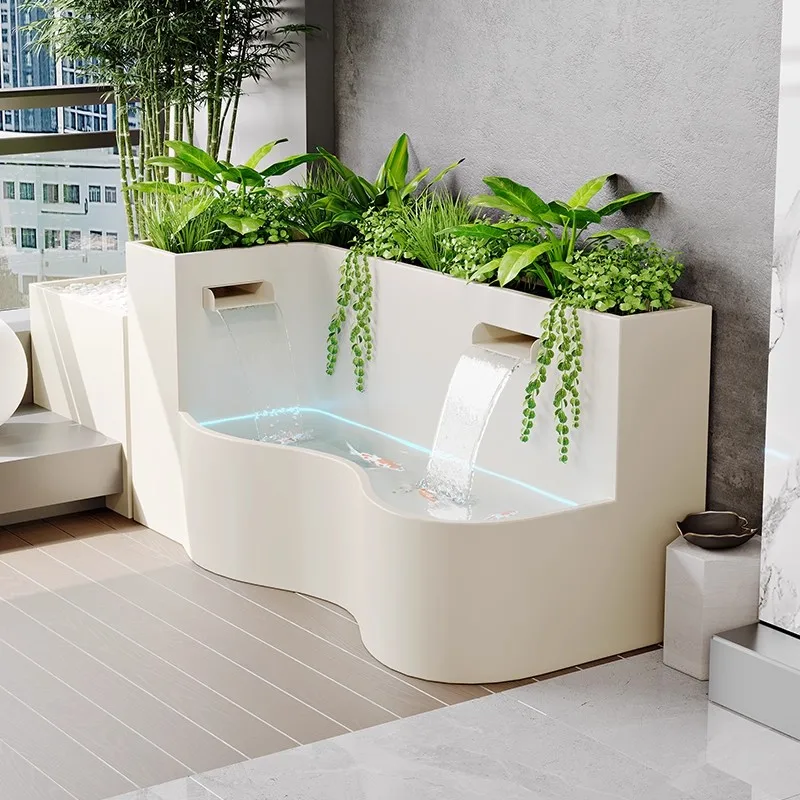 Aluminum Alloy Modern Durable Outdoor Furniture Running Water Flower Box Fish Tank Culture Screen Partition Living Room Dining
Aluminum Alloy Modern Durable Outdoor Furniture Running Water Flower Box Fish Tank Culture Screen Partition Living Room Dining