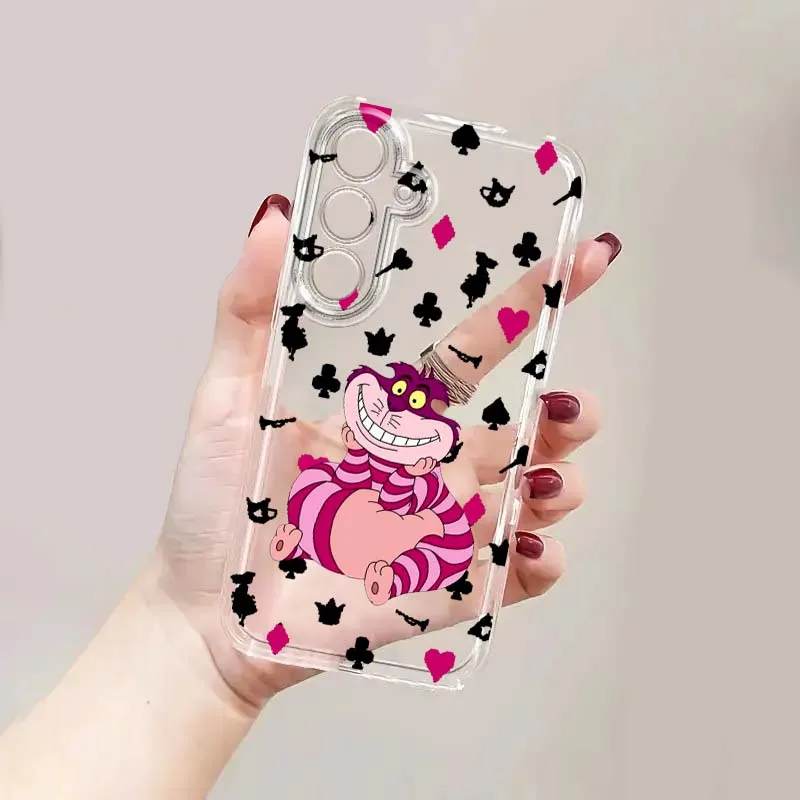 Disney Cheshire Cat Art Cute Phone Case For Samsung S25 S24 S23 S22 S21 S20 S10 Ultra Plus Edge FE 5G Transparent
Disney Cheshire Cat Art Cute Phone Case For Samsung S25 S24 S23 S22 S21 S20 S10 Ultra Plus Edge FE 5G Transparent