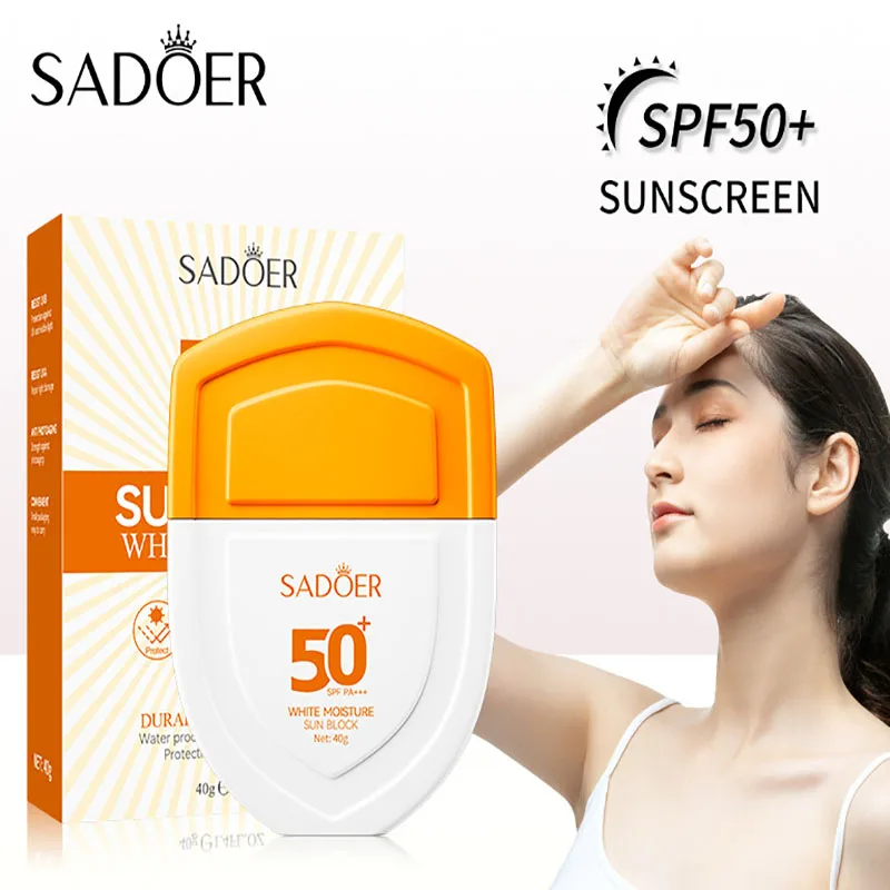 SPF50+ Face Body Whitening Sunscreen Cream Refreshing Waterproof UV Protector Concealer Moisturizing Skin Care Sunblock Lotion
SPF50+ Face Body Whitening Sunscreen Cream Refreshing Waterproof UV Protector Concealer Moisturizing Skin Care Sunblock Lotion