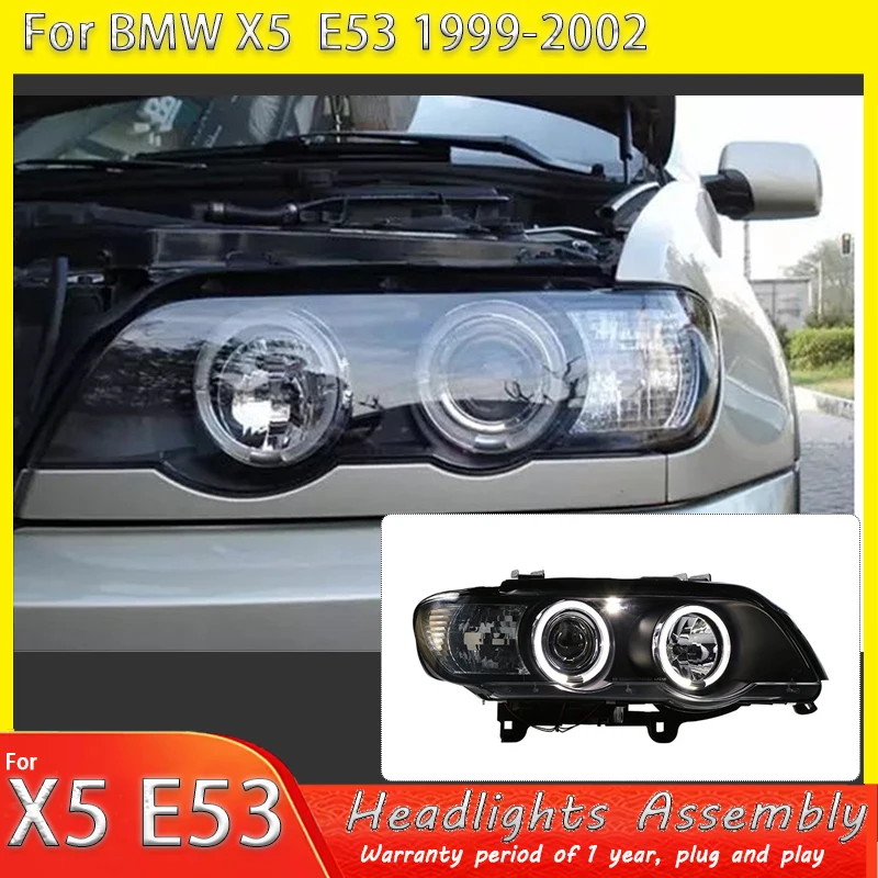 Фары для BMW X5 E53 1999-2006, новый стиль, светодиодные фары в сборе, улучшенная комплектация, проекционные линзы, комплект аксессуаров
Фары для BMW X5 E53 1999-2006, новый стиль, светодиодные фары в сборе, улучшенная комплектация, проекционные линзы, комплект аксессуаров
