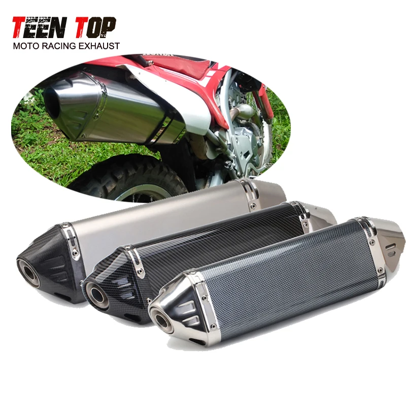 51mm Universal Exhaust Elbow Motorcycle Muffler For Honda CBR650 CB650R CBR1000 420mm Racing Exhaust Silencieux R11 Exhaust Pipe
51mm Universal Exhaust Elbow Motorcycle Muffler For Honda CBR650 CB650R CBR1000 420mm Racing Exhaust Silencieux R11 Exhaust Pipe