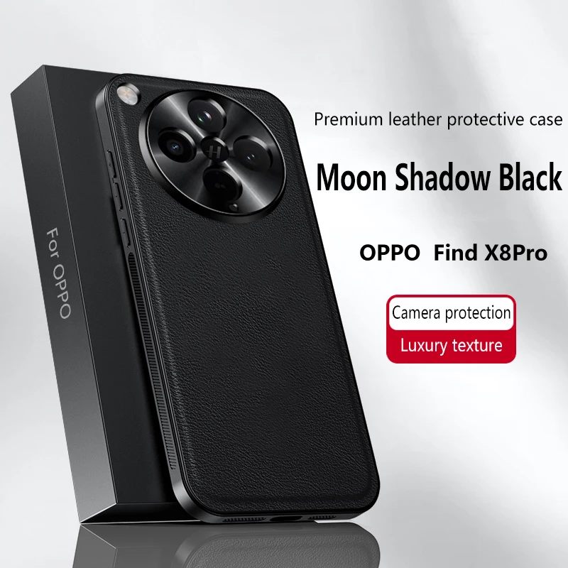 For Oppo Find X8 Pro Case Magnetic Elegant Leather Wear-Resistant Lens Fully Covered Non-Slip Grip Edge Cover Shell
For Oppo Find X8 Pro Case Magnetic Elegant Leather Wear-Resistant Lens Fully Covered Non-Slip Grip Edge Cover Shell