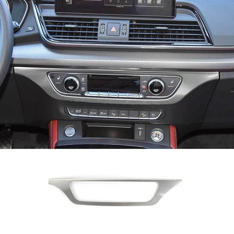 For Audi Q5 FY 2018-22 LHD Stainless Steel Car Console Knob Air Conditioning Buttons Panel Frame Cover Trim Interior Accessories
For Audi Q5 FY 2018-22 LHD Stainless Steel Car Console Knob Air Conditioning Buttons Panel Frame Cover Trim Interior Accessories