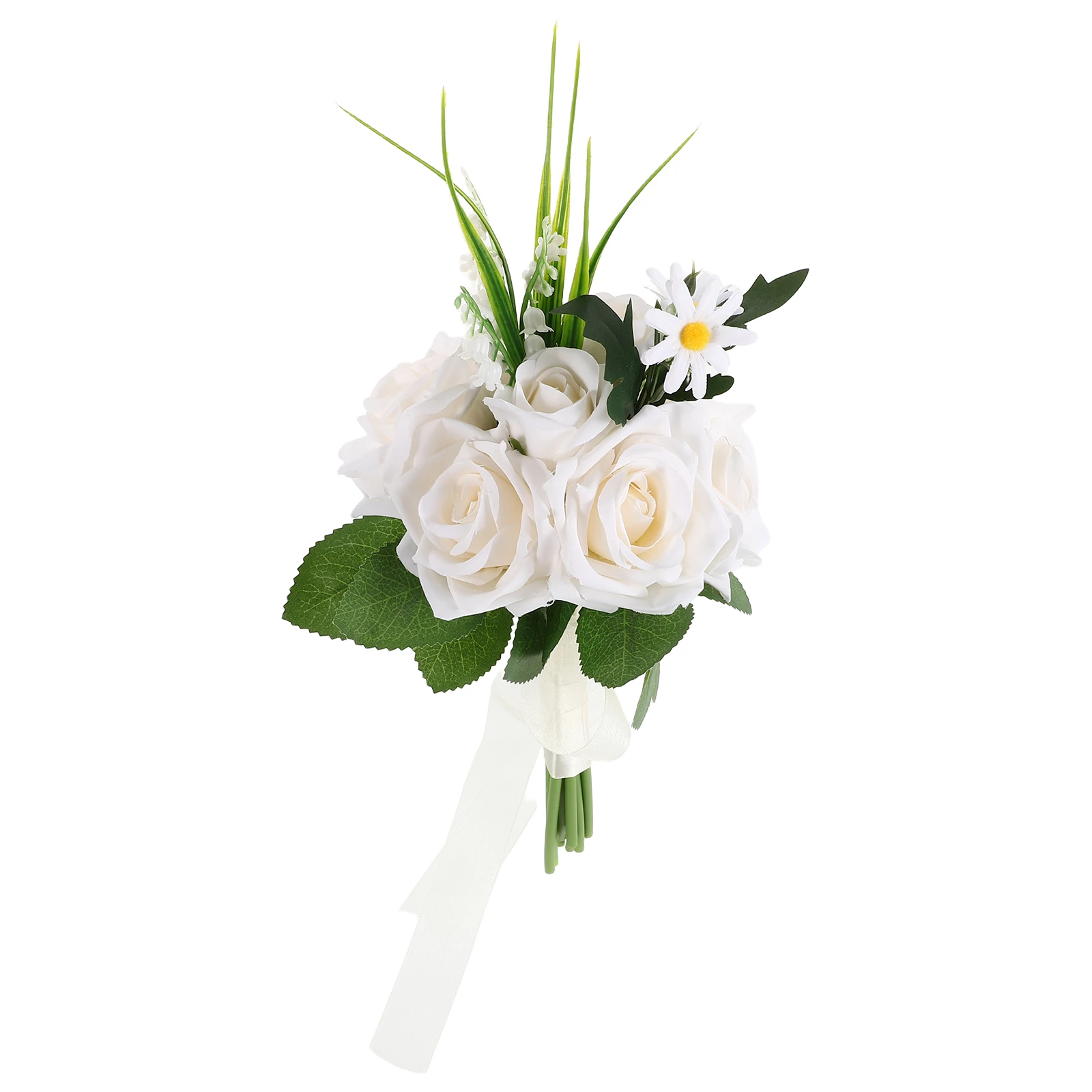 Wedding Bouquet For Bride Bridesmaid Artificial Rose Handheld Faux Flowers Bridal Bouquets Wedding Engagement Photo Shoots Party 
Wedding Bouquet For Bride Bridesmaid Artificial Rose Handheld Faux Flowers Bridal Bouquets Wedding Engagement Photo Shoots Party
