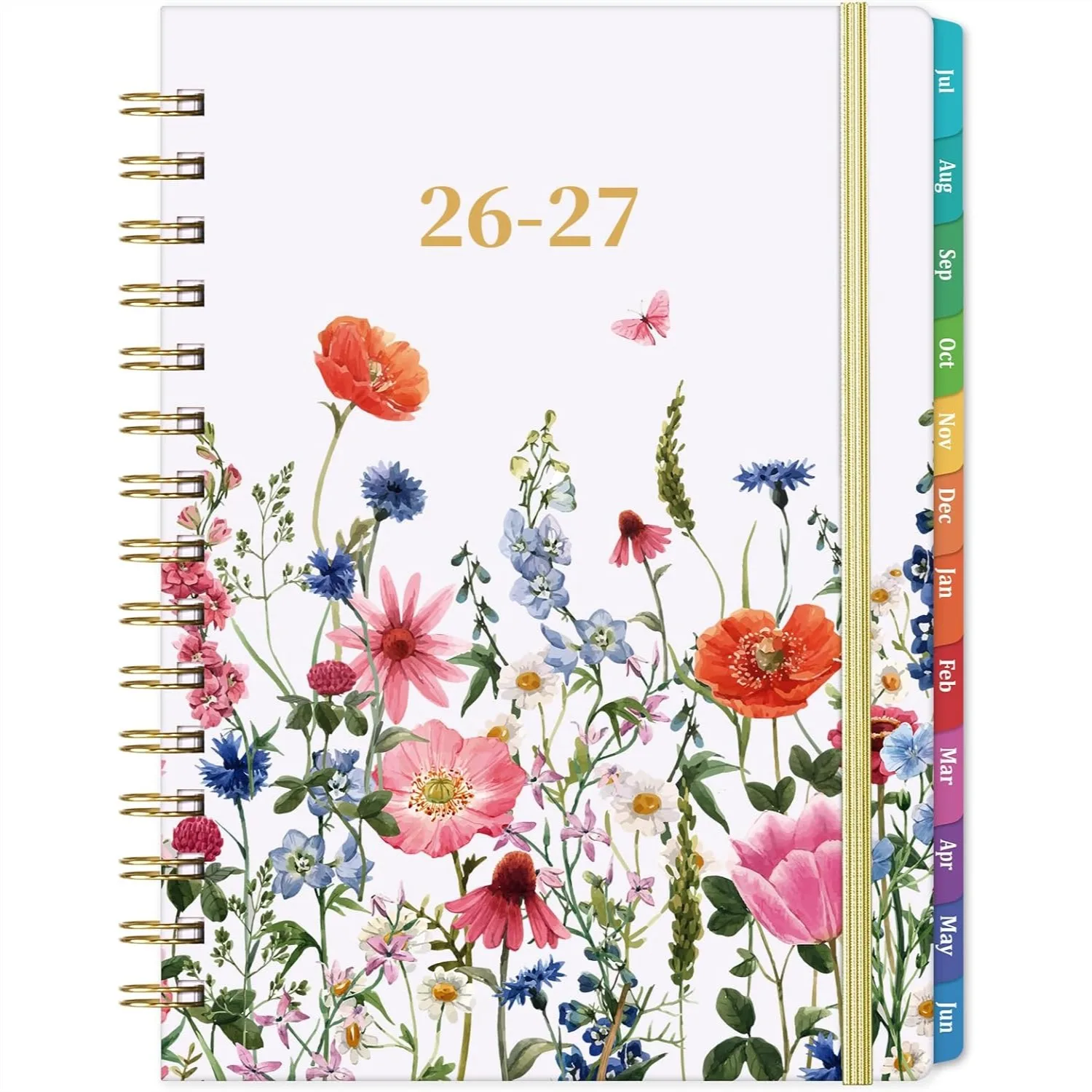 Academic Planner 2026-2027 with Colorful Tabs, Jul 2026 - Jun 2027, Weekly & Monthly, 6.3x8.4 Hardcover with Back Pocket
Academic Planner 2026-2027 with Colorful Tabs, Jul 2026 - Jun 2027, Weekly & Monthly, 6.3x8.4 Hardcover with Back Pocket