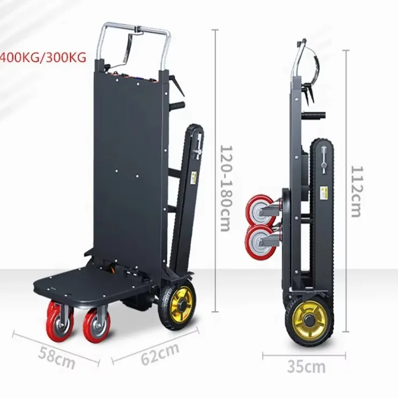 Wendy 300KG 400KG Hydraulic Tools Cart Climbs Stairs Electric Stair Climbing Cart Cargo Hand Carts Trolleys
Wendy 300KG 400KG Hydraulic Tools Cart Climbs Stairs Electric Stair Climbing Cart Cargo Hand Carts Trolleys