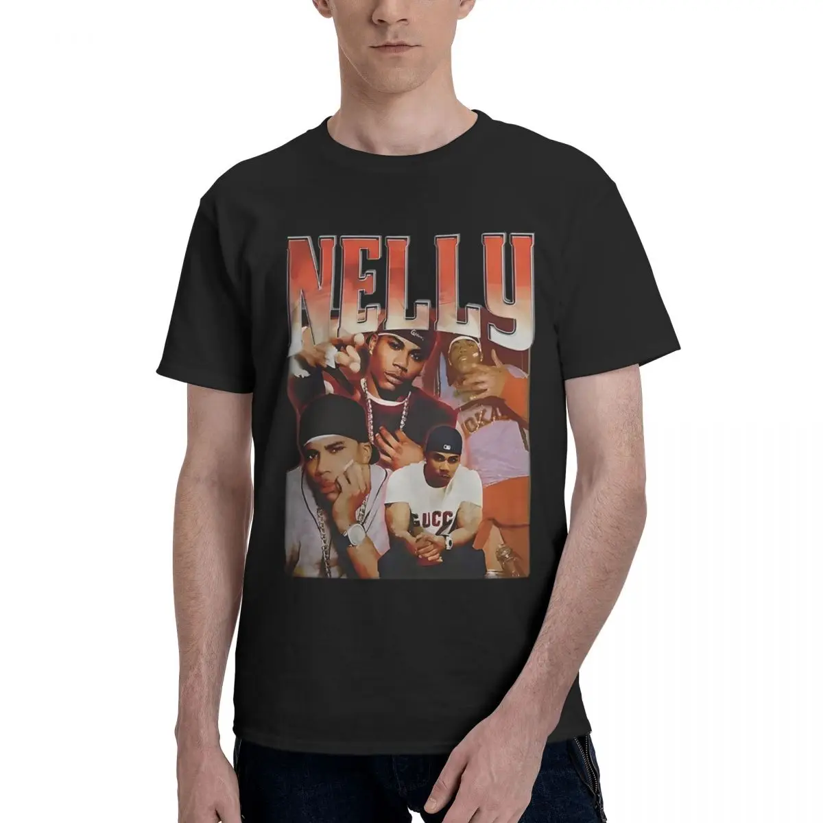 Nelly 90s Vintage-Inspired 100% Cotton Casual Breathable Confortable Tops Funny Men's T-Shirt T Shirt Men
Nelly 90s Vintage-Inspired 100% Cotton Casual Breathable Confortable Tops Funny Men's T-Shirt T Shirt Men