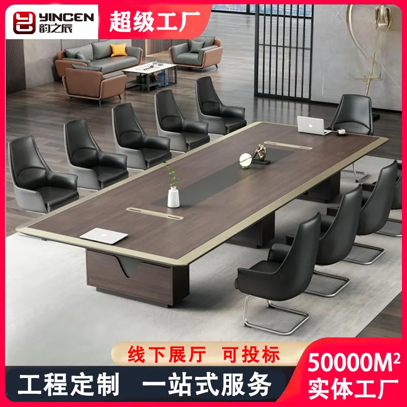 Большой конференц-стол, длинный стол, высококачественный прямоугольный стол, стол из алюминиевого сплава, стол для конференц-зала и C
Большой конференц-стол, длинный стол, высококачественный прямоугольный стол, стол из алюминиевого сплава, стол для конференц-зала и C