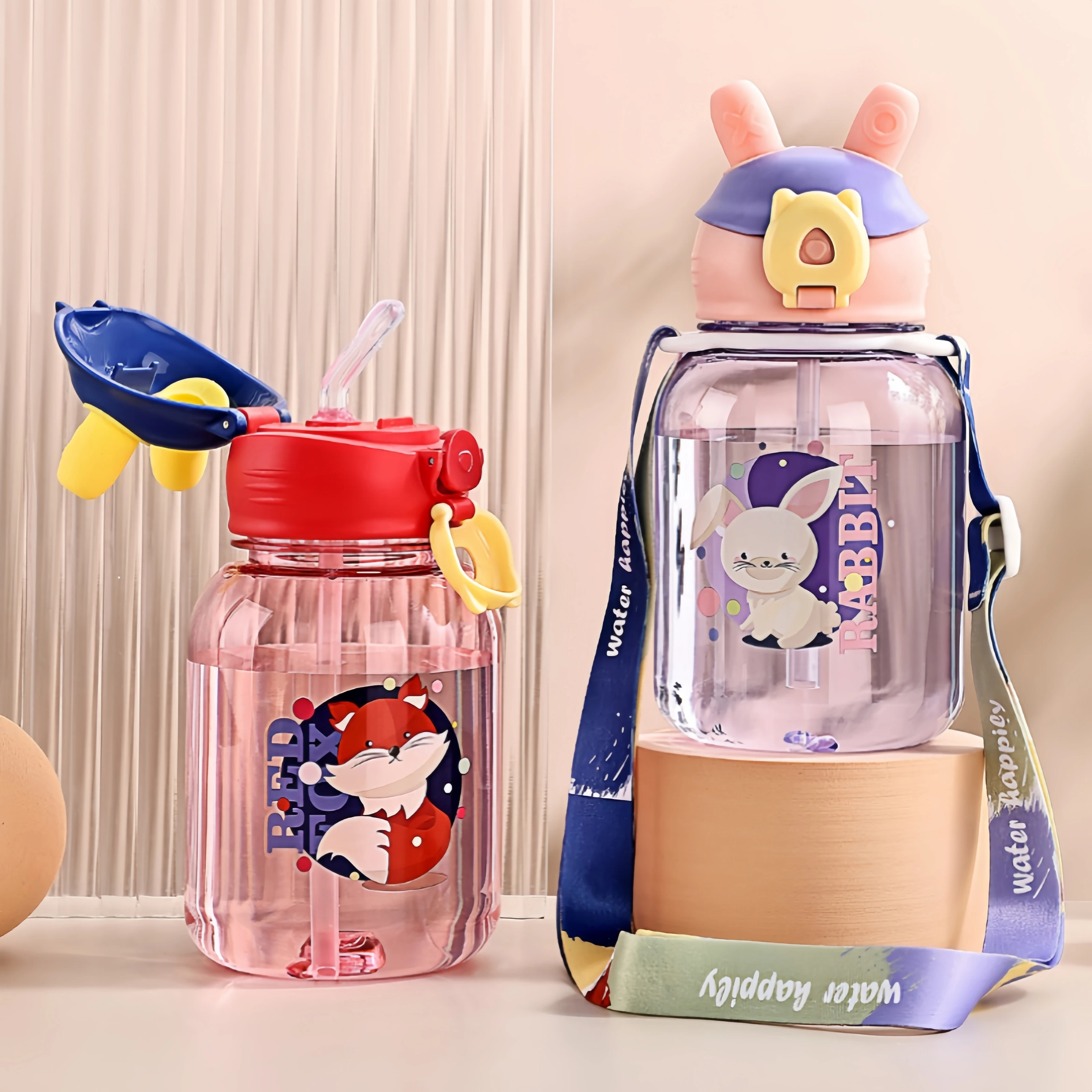 600ml Cartoon Animal Water Bottle Portable Safety Lock Cute Straw Cup Kids Leak-proof Drinking Jug For Outdoor Camping Travel
600ml Cartoon Animal Water Bottle Portable Safety Lock Cute Straw Cup Kids Leak-proof Drinking Jug For Outdoor Camping Travel