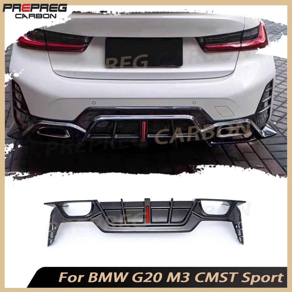 Dry Carbon Fiber C Style Rear Diffuser Spoiler For BMW G20 M3 CMST Sport 2023+ Bumper Diffuser Body Kits Spoiler Guard FRP
Dry Carbon Fiber C Style Rear Diffuser Spoiler For BMW G20 M3 CMST Sport 2023+ Bumper Diffuser Body Kits Spoiler Guard FRP