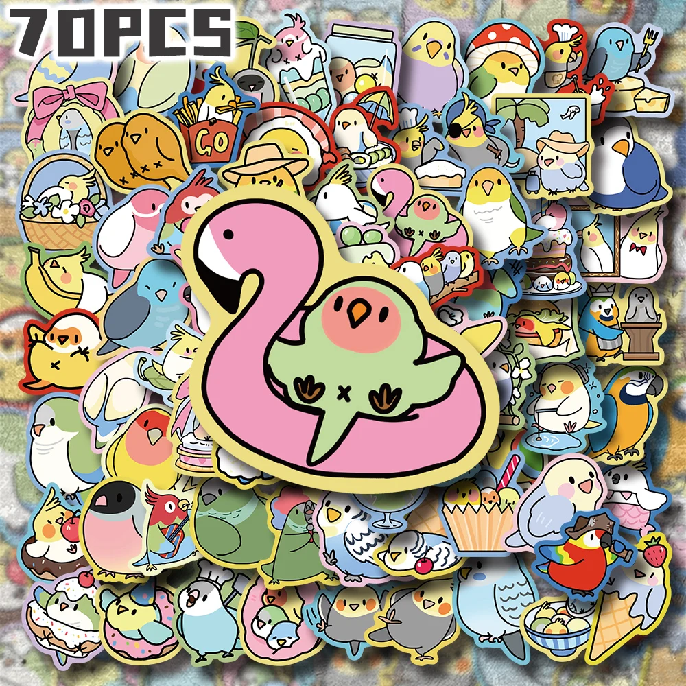 70pcs cartoon cute little parrots themed stickers non-repeating delicate decoration for holiday gift celebration party&home
70pcs cartoon cute little parrots themed stickers non-repeating delicate decoration for holiday gift celebration party&home