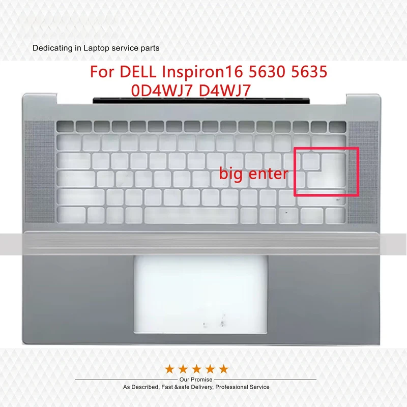 A+New 0D4WJ7 D4WJ7 For DELL Inspiron16 5630 5635 Upper Case Palmrest Cover Silver
A+New 0D4WJ7 D4WJ7 For DELL Inspiron16 5630 5635 Upper Case Palmrest Cover Silver