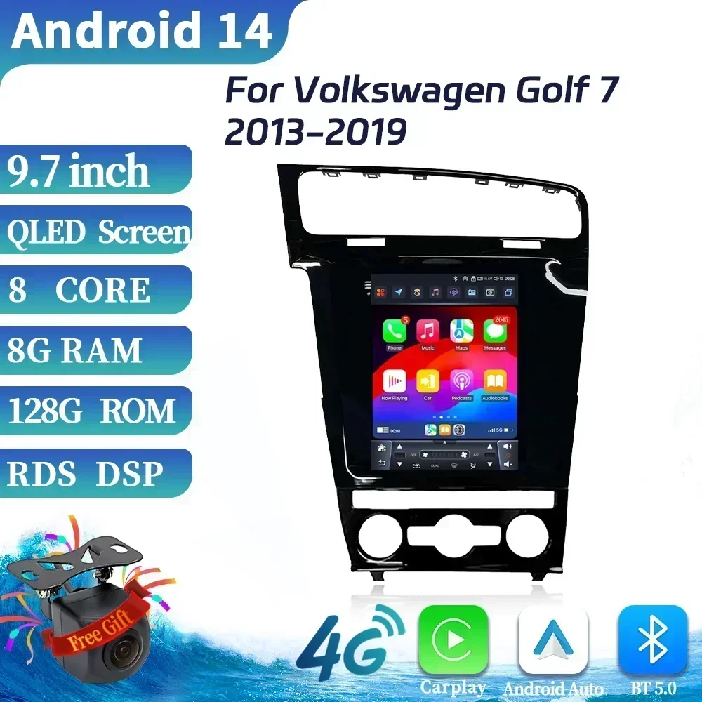 9.7inch Android 14 For Volkswagen Golf 7 2013-2019 Car Radio Multimedia Intelligent 4G GPS Wireless Carplay Touch Screen
9.7inch Android 14 For Volkswagen Golf 7 2013-2019 Car Radio Multimedia Intelligent 4G GPS Wireless Carplay Touch Screen