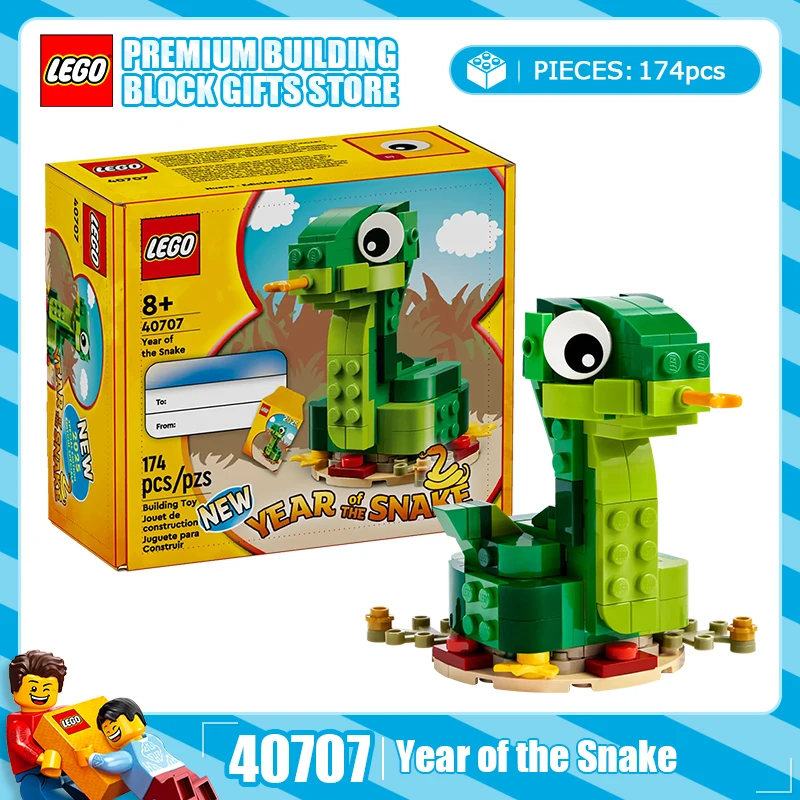 Lego Building Blocks 40707 Zodiac Snake New Year Building Blocks Children's Puzzle Toy Set Creative Toys Adult Gifts
Lego Building Blocks 40707 Zodiac Snake New Year Building Blocks Children's Puzzle Toy Set Creative Toys Adult Gifts