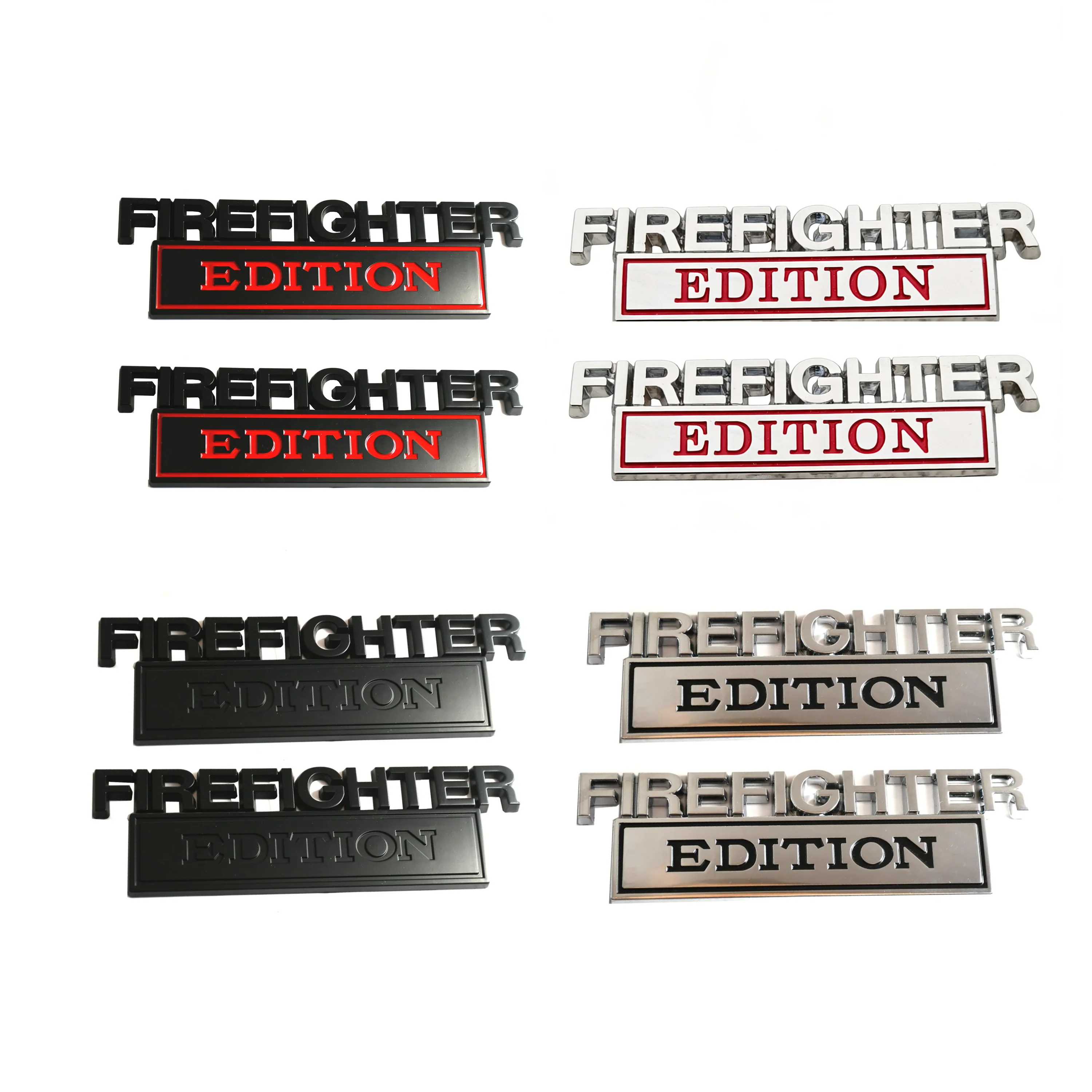 2pcs Firefighter Edition car Metal emblem, suitable for cars, trucks, SUVs,as a decorative emblem on the side or rear of the car
2pcs Firefighter Edition car Metal emblem, suitable for cars, trucks, SUVs,as a decorative emblem on the side or rear of the car