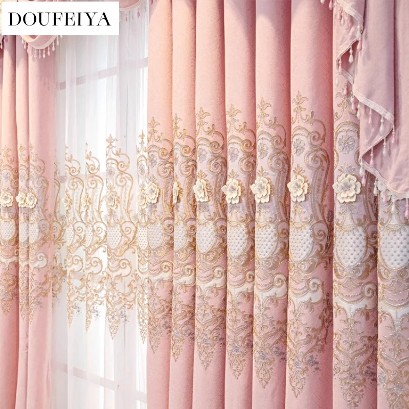 Custom Size Luxurious European Style Embroidery Embroidery Curtains for Living Dining Wedding Room Bedroom Elegant White Tulle
Custom Size Luxurious European Style Embroidery Embroidery Curtains for Living Dining Wedding Room Bedroom Elegant White Tulle
