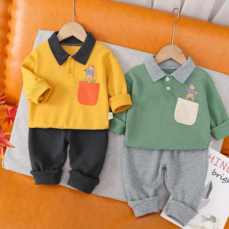 New Spring Autumn Baby Boys Clothes Suit Children Casual T-Shirt Pants 2Pcs/Sets Kids Outfits Toddler Costume Infant Tracksuits
New Spring Autumn Baby Boys Clothes Suit Children Casual T-Shirt Pants 2Pcs/Sets Kids Outfits Toddler Costume Infant Tracksuits