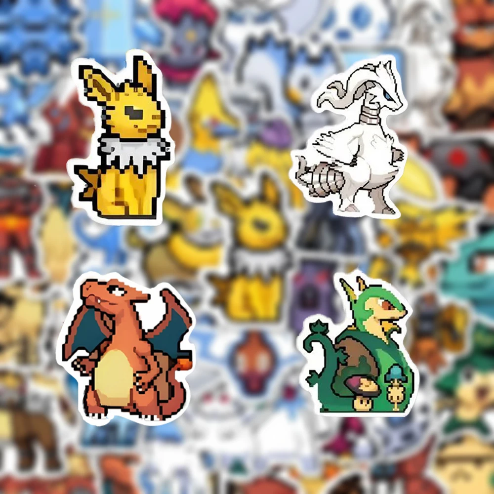 10/30/50/111pcs Pixel Style Anime Pokemon Stickers Cute Cartoon Graffiti Sticker Luggage Phone Laptop Classic Kids Toy Decals
10/30/50/111pcs Pixel Style Anime Pokemon Stickers Cute Cartoon Graffiti Sticker Luggage Phone Laptop Classic Kids Toy Decals